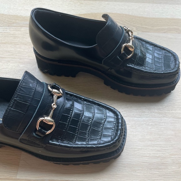 Intentionally Blank HK-2 CROC LUG SOLE LOAFER - Picture 3 of 4